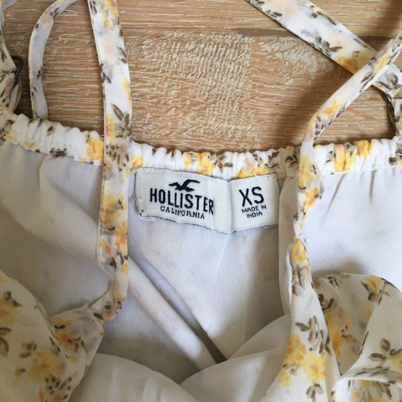 Hollister Yellow Floral Tank Top - Picture 2 of 4